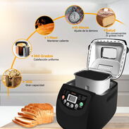 Máquina para hacer pan en casa 19 preestablecidos, Función sin gluten, Ajustes de aislamiento,3 tamaños de pan 5-4022401 - Img 43063055