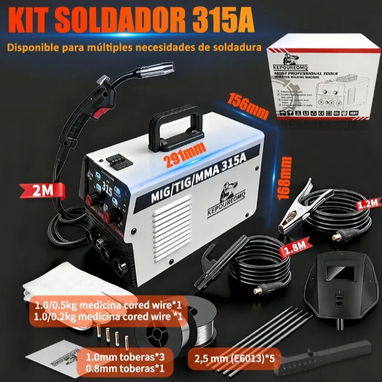 110/220 volt, Planta de soldar 3 en 1 MIG/MMA/TIG Inverter - Img 114763976