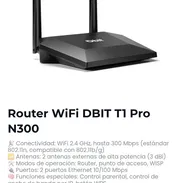 Router WiFi DBIT T1 Pro N300 nuevo sellado en caja - Img 58130189