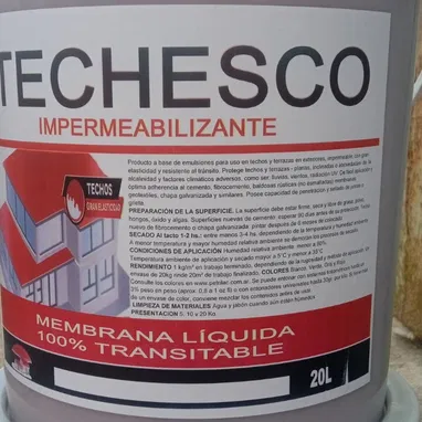 Pintura impermeabilizante 100% TRANSITABLE, hantimoho, hantigoteras . - Img 122686618
