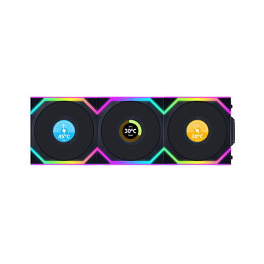 (X) Kit 3 Ventiladores Lian Li UNI Fan SL LCD 120mm ARGB Wireless con Pantalla 1.6″ $159.95 - Img 126479581