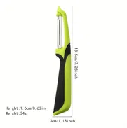 💥Pelador de frutas y verduras de Acero Inoxidable – Precisión y comodidad en cada corte 🍏🔪💥 - Img 48953556