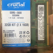 16gb Memoria Ram DDR5-5600 SODIMM - Img 56610757