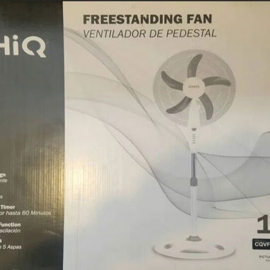 Ventilador de pedestal CHIQ blanco de 18" - Img 126163932