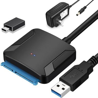 Adaptador 3.0 para disco duro de (3.5 y 2.5) SATA a USB + Transformador (necesario para tamaño 3.5 ) .Nuevo - Img 98185502