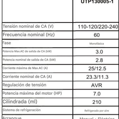 ⚡ Planta Eléctrica TOTAL 3000W | Ideal para Apagones y Negocios ⚡ - Img 123562032