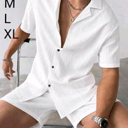 Conjunto de short y camisa blanca 6054 - Img 56635800