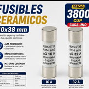 FUSIBLES CERÁMICOS 10×38 mm – 16A y 32A - Img 57177610