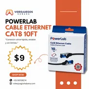 PowerLab Cable Ethernet Cat8 10FT Alta Velocidad 40Gbps - Img 54596858