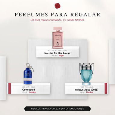 👃 TU AROMA HABLA ANTES QUE TÚ.  La pregunta es… ¿qué quieres que diga de ti? 👀🔥  🌹 Elegancia. Misterio. Frescura. - 3/3