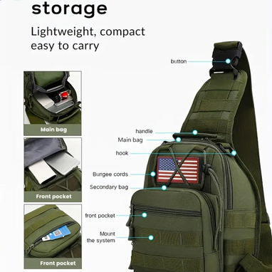 Mochila táctica de gran capacidad XXL - 5/6