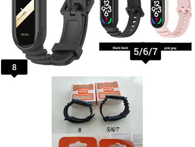 Manillas marca Mijobs para Xiaomi Mi band 5/6/7/8. Estilo: Casio G-Shock - Img main-image
