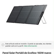 Panel Solar portátil de Ecoflow 160W nuevo en caja - Img 57058704