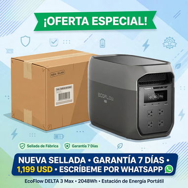 Para tu cafetería o negocio: estación Delta 3 Max 2048Wh, sellada - 2/2