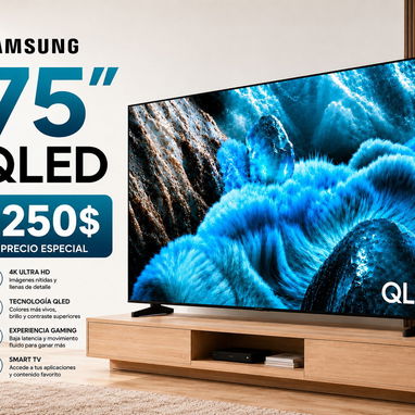 TV SAMSUNG 85” 75” 65” QLED ACEPTO MLC + QLED 4k CRISTAL UHD + GARANTIA +ACEPTO MLC y MONEDA NACIONAL - Img 125178222