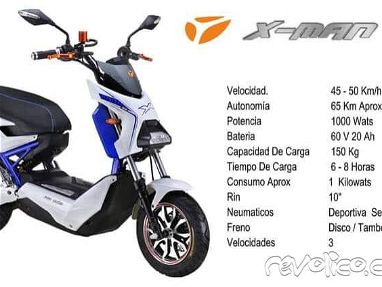 Moto eléctrica X-Man,nuevas 0km - Img main-image-45724953