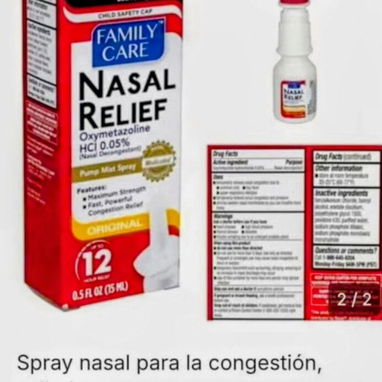 @%Vitamina B12/Biotin/Prenatales/Glucosamina/Aspirina/Lecitin/Colageno/Luteina/ Spray nasal con oxymetazolina Papaya Enz - 2/10