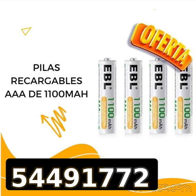 ✴️Pilas Recargables y Cargadores, Baterias AAA y AA, 9v✴️ - Img 104224454