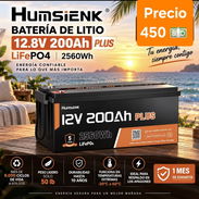 Batería Humsiek 12.8v - Img 58310939
