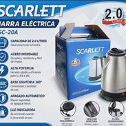 👑jarra eléctrica o tetera ✨ideal para hervir agua 💧, hacer té ☕️ , leche 🥛 ✨capacidad: 2Lt ✨material: acero inoxid - Img 55874151