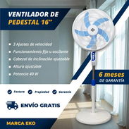 Ventilador De Pedestal De 16 Pulgadas EKO. Con Propiedad Y Garantía - Img 56852301
