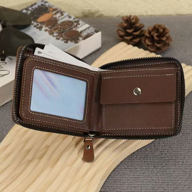 Billeteras de hombre de zipper, compactas - Img 102577060