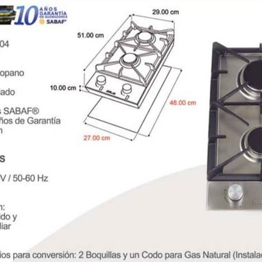 Horno profesional, de empotrar de gas - Img 125621088