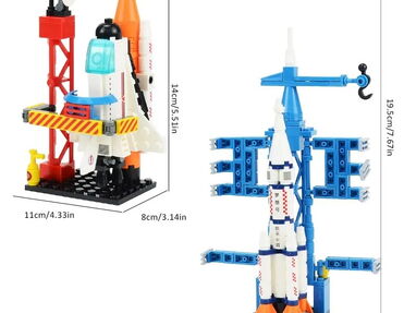 Juguete tipo LEGO para armar. Nave espacial. Didáctico para niños y adultos - Img 63576665