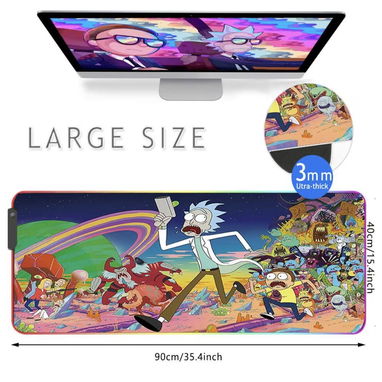 Mousepad RGB de Rick and Morty - Img 121975496