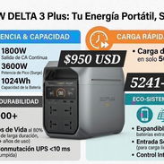 ECOFLOW DELTA 3 PLUS 1024 WH picos de 3600 W EN $950 USD - Img 57100761