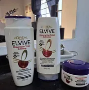 Shampoo Loreal, acondicionador y mascarilla Acido HIALIRONICO y Reconstruccion Total - Img 49807861