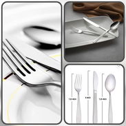 🛒 Juegos de cubiertos 18 piezas – acero inoxidable - Img 57947294