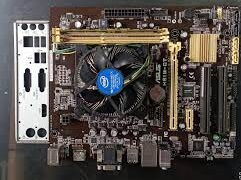 Motherboard ASUS H81m-ct+Micro Core I3+Ram 4Gb+Chapilla exterior - Img main-image