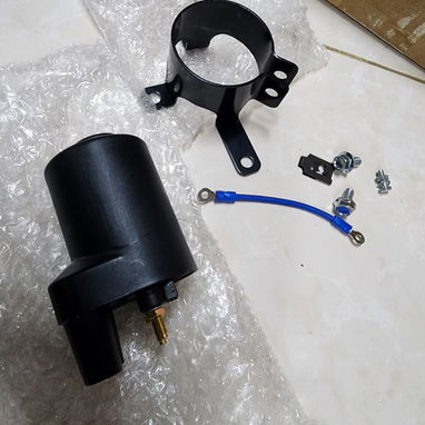 Bobina de encendido Doble, trae su soporte, tornillos, especial para Fiat 126p polaco, - 2/3