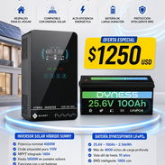 Inversor 4kw SUMRY+ Bateria 2560Kwh - Img 56141097