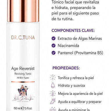 Tónico Age Reversist✨ Tónico facial anti-edad en forma de spray✨ Extracto de Algas, Niacinamida, Pantenol (Vit B5) - 2/2
