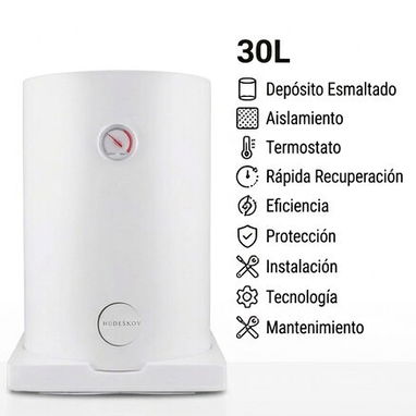 Calentador de Agua Eléctrico RUDENKOV de 30L y 50L 🔥 ✔️ 110 V - 2/3