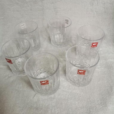 Juego de 6 vasos de cristal (DH) - 2/3