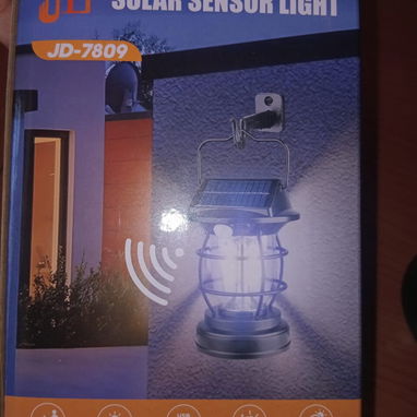 💡 LAMPARA ☀️ SOLAR ESTILO FAROL CON SENSOR DE MOVIMIENTO. MENSAJERÍA CON FACTURA Y GARANTÍA. TL 54833699 - Img 125839826