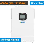 Inversor Solar Híbrido Anenji 6500W 48V 110V con WiFi, Doble MPPT y Onda Sinusoidal Pura - Img 58081896
