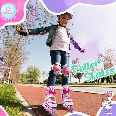 ☎️53544655 🛵 Entrega Disponible ⭐Patines en Línea Unicornio Arcoíris LED ⭐ - Img 112121321