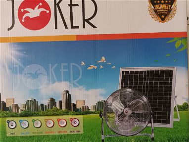 Ventilador recargable por panel solar - Img 60505132