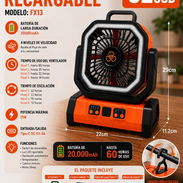Ventilador recargable modelo FX13 - Img 56577715