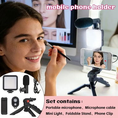 Soporte uso con celulares y cámaras/trípode y manguito - Img 110895997