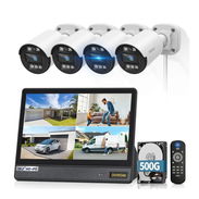 Sistema de cámara de seguridad con cable para exteriores, cámaras CCTV de 5MP con detección de movimiento - Img 57291035