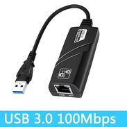 Adaptador Red Ethernet LAN RJ45 Modem USB 3.0 100 Mbps - NUEVO Internet por Cable Plug and Play SUPER CALIDAD - Img 58231614