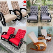 Sillones con base en madera - Img 57881510