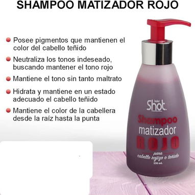 Shampo Matizador platino negro rojo cobrizo - Img 120336196