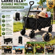 Carretilla Plegable Multiusos con Ruedas Todo Terreno - Img 55935032