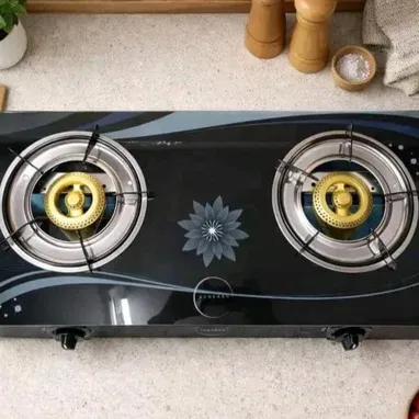 ⭐️*COCINA DE GAS RUDENKOV 2 HORNILLAS VIDRIO TEMPLADO*⭐️30 USD Precio : 30 USD - 2/2
